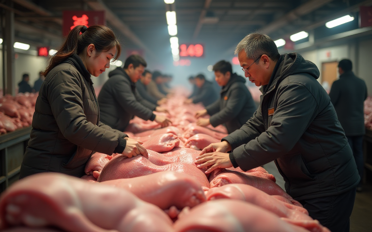 China extends EU pork import probe as trade rift deepens