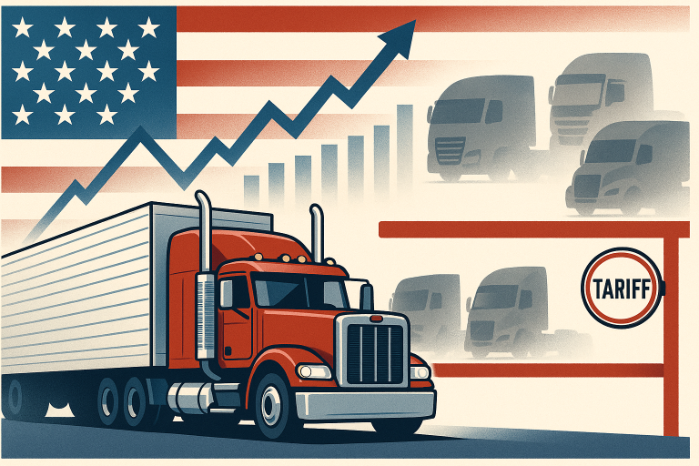 Paccar shares rise after Trump announces tariffs on foreign heavy-duty trucks