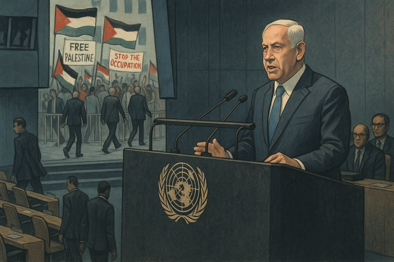 Netanyahu defends Gaza offensive at UN amid rising international isolation