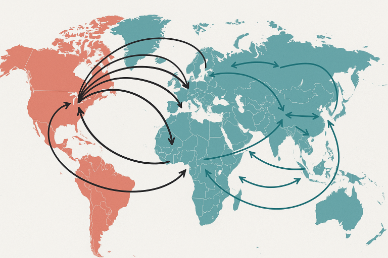 How global trade is changing as nations move away from the US