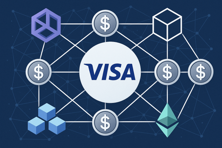 Visa expands stablecoin network across four blockchains