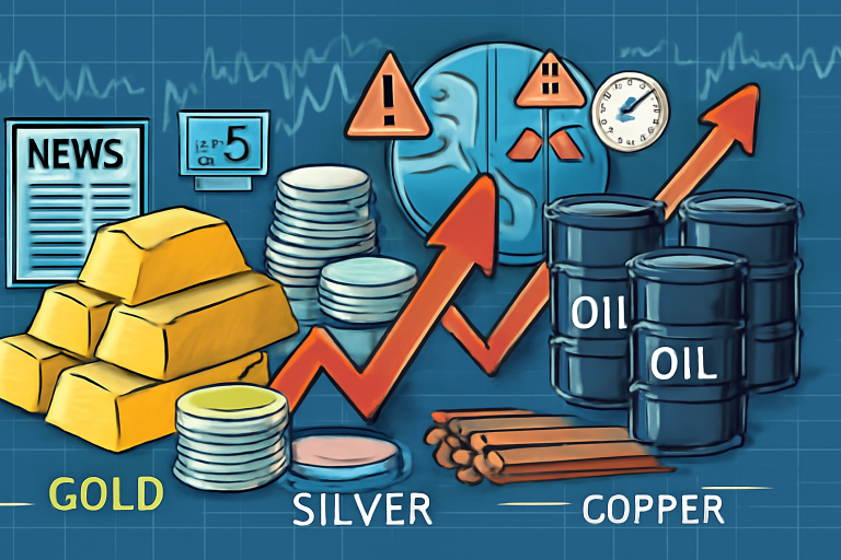 Commodity wrap: gold rises on rate cut bets, oil set for weekly loss