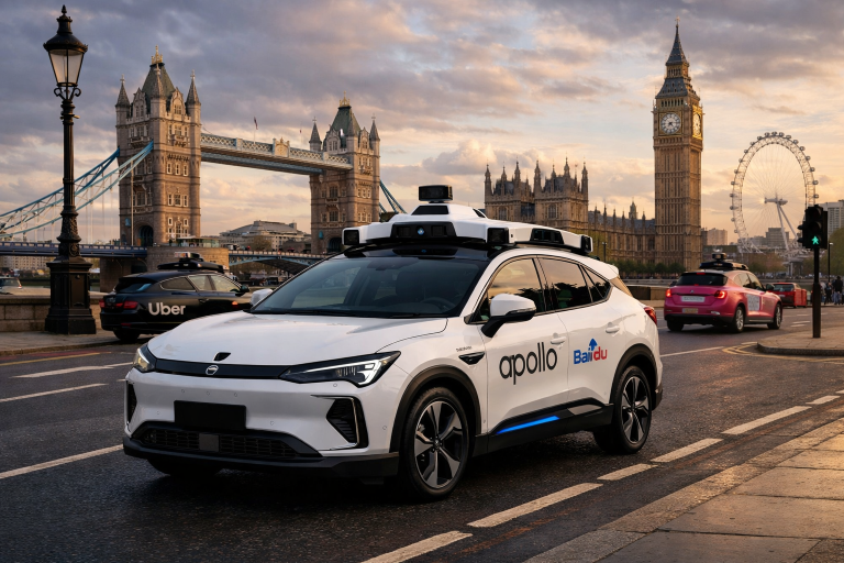 Baidu to bring robotaxi services to London via Uber and Lyft