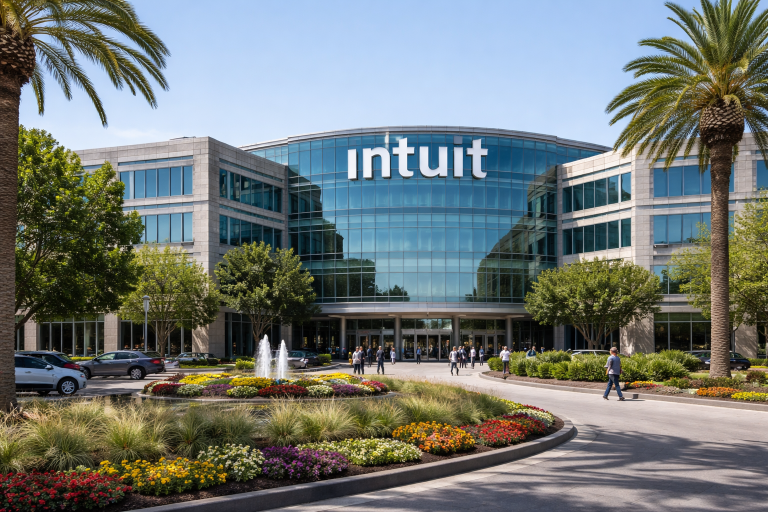 Intuit stock is crashing amid SaaSpocalypse concerns as a bullish pattern forms
