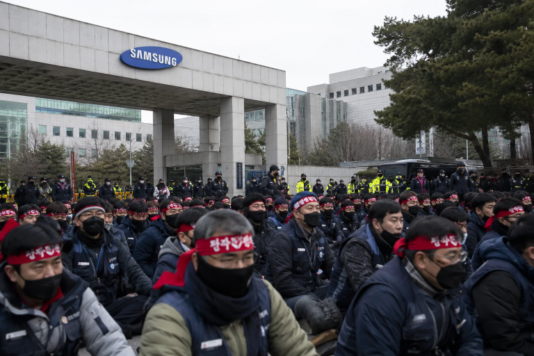 Samsung labour dispute sparks fears over chip supply disruptions