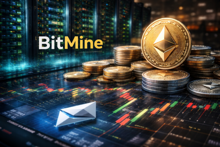 BitMine stock price nears a golden cross pattern as ETH holdings near 5%