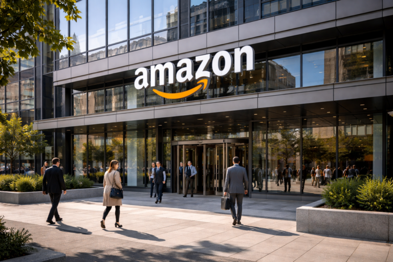 Amazon stock falls as $220B AI spending plan weighs on earnings and cash flow